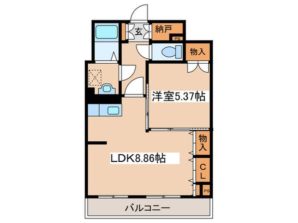 レジデンスカープ札幌の物件間取画像